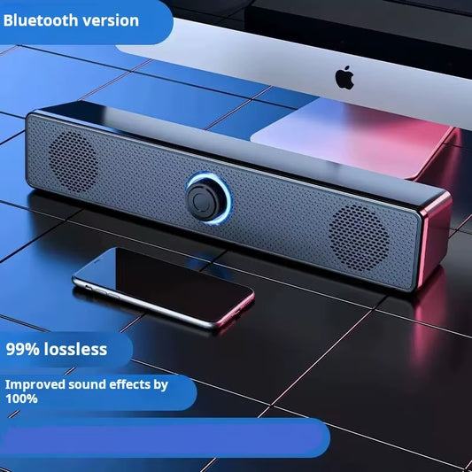 Bluetooth Wireless Speaker, Computer TV Home Support AUX Speaker Dual Speaker Stereo Subwoofer Loudspeaker Box